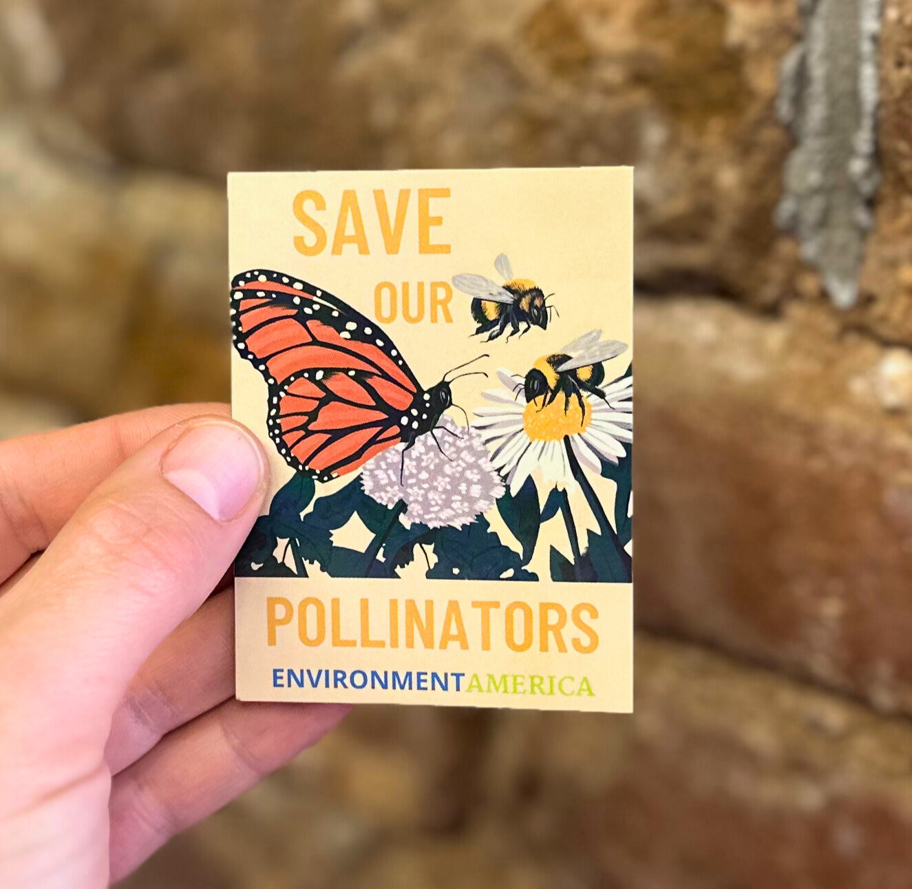 Save Our Pollinators Stickers (set of 3) – Environment America Shop