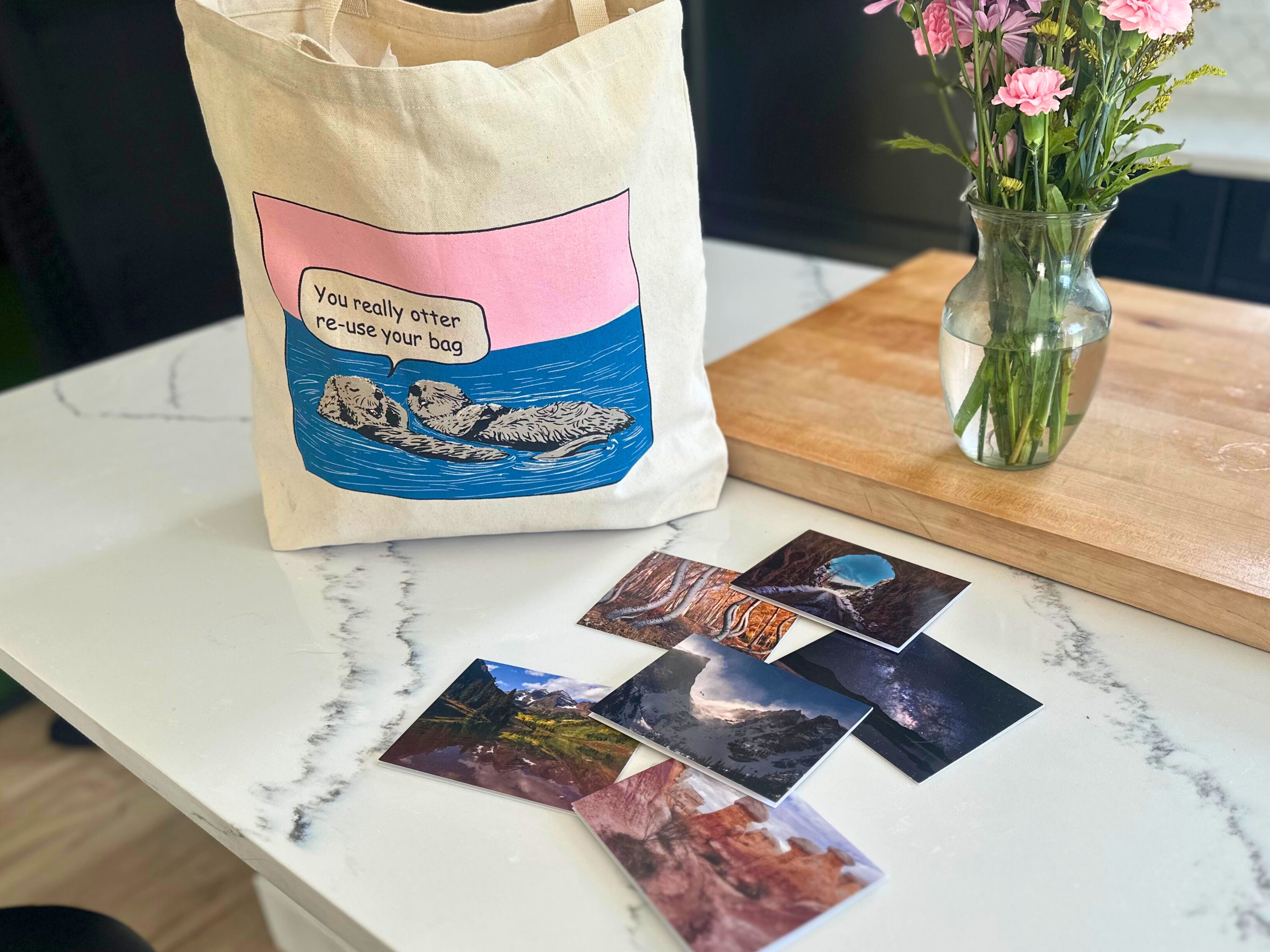 Notecard with Tote Bag Bundle