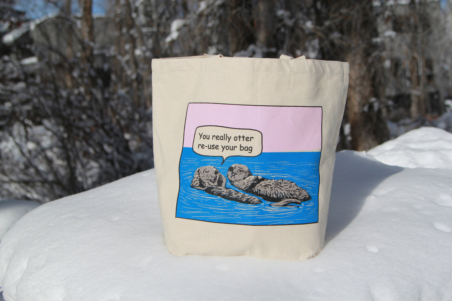 Otters Tote Bag